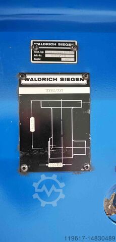 Portalfräsmaschine Waldrich Siegen Winkelfräskopf ET500