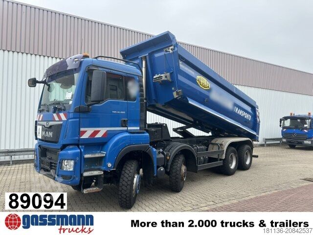 Spezial-LKW MAN TGS 41.460 8x8 BB, Meiller Stahlmulde ca. 20m³