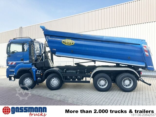 Spezial-LKW MAN TGS 41.460 8x8 BB, Meiller Stahlmulde ca. 20m³