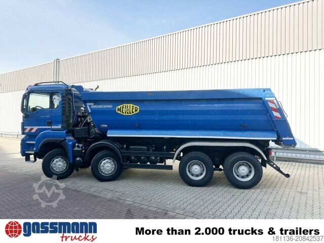 Spezial-LKW MAN TGS 41.460 8x8 BB, Meiller Stahlmulde ca. 20m³