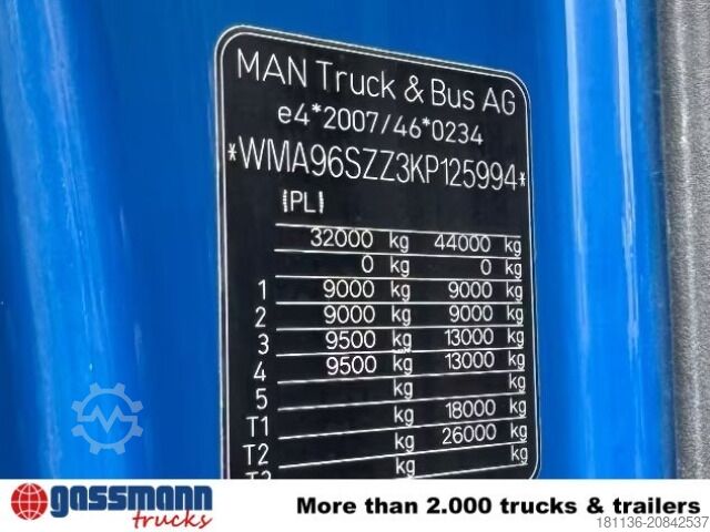 Spezial-LKW MAN TGS 41.460 8x8 BB, Meiller Stahlmulde ca. 20m³