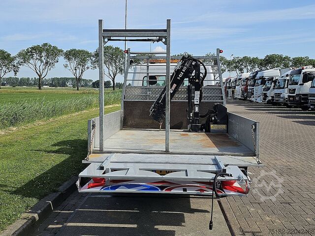 Platform truck with crane RENAULT MASTER T35 HIAB T-CLX13 EURO6