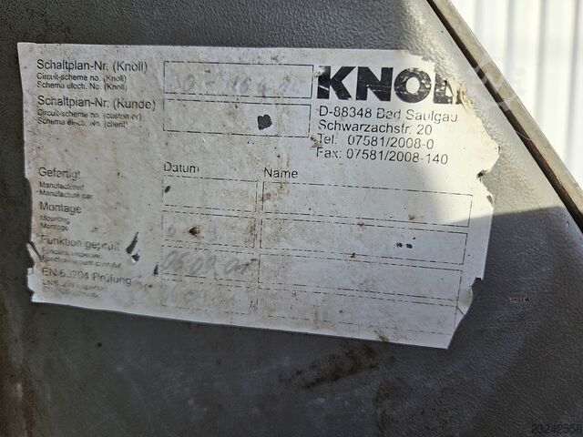 Chip conveyor,Knoll chip conveyor KNOLL TG 40-52/22 285-1-0-0-1-0-0-0-0