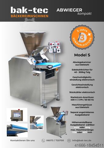 Weigher for 70-850 g piece weight bak-tec BT-S110