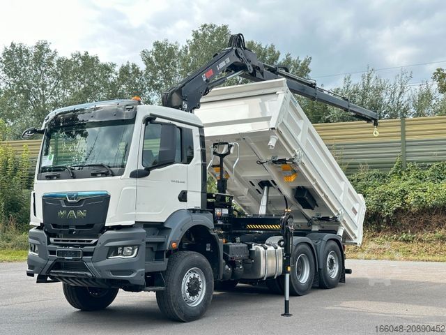 Sonstige MAN TGS 28.440 6x4-4/3-Seiten- Kipper / Hiab 138-3