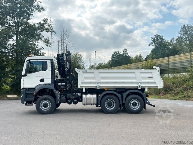 Sonstige MAN TGS 28.440 6x4-4/3-Seiten- Kipper / Hiab 138-3