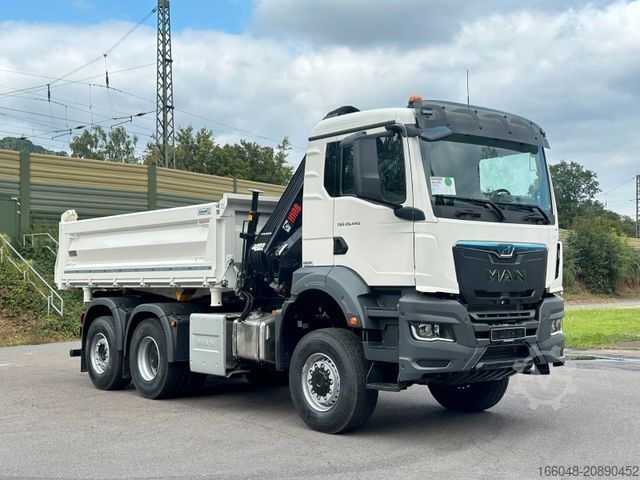 Sonstige MAN TGS 28.440 6x4-4/3-Seiten- Kipper / Hiab 138-3