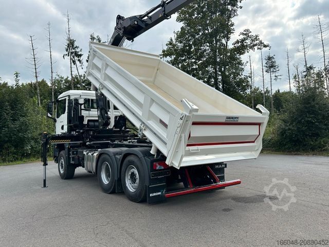 Sonstige MAN TGS 28.440 6x4-4/3-Seiten- Kipper / Hiab 138-3