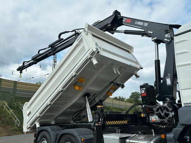 Sonstige MAN TGS 28.440 6x4-4/3-Seiten- Kipper / Hiab 138-3