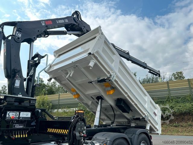 Sonstige MAN TGS 28.440 6x4-4/3-Seiten- Kipper / Hiab 138-3