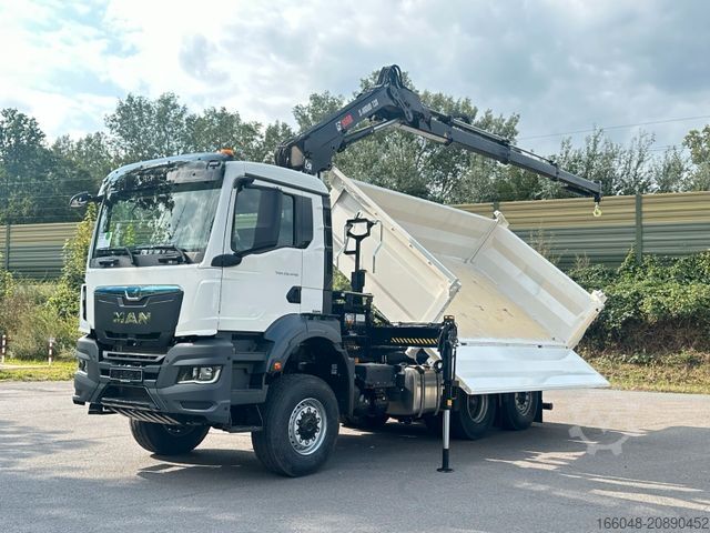 Sonstige MAN TGS 28.440 6x4-4/3-Seiten- Kipper / Hiab 138-3