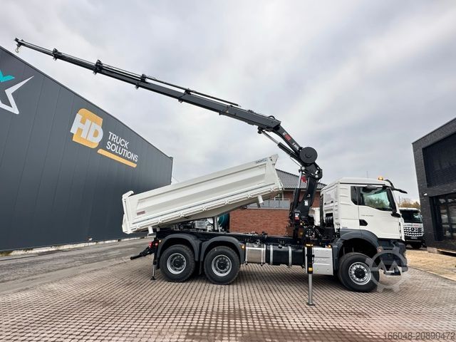 Sonstige MAN TGS 33.440 6x6 /3-Seiten- Kipper / Kran HIAB 302