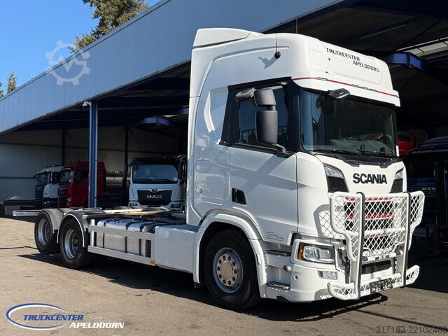 Fahrgestell mit Fahrerhaus Scania R580 V8 NGS 6x2, Retarder, Standclima, Bullbar,...
