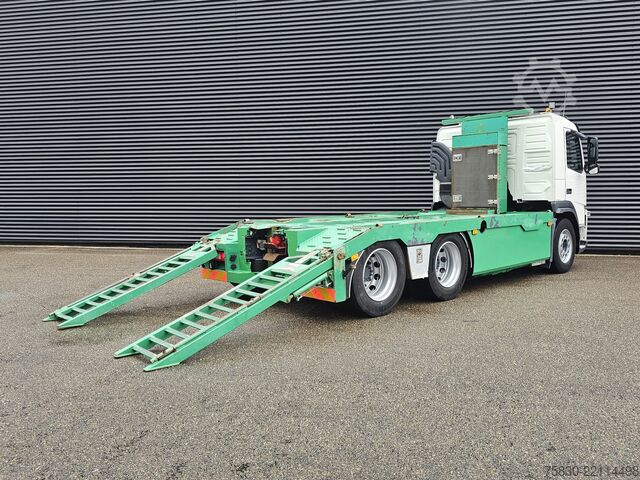 Recovery vehicle Volvo FM 500 6x2 / MACHINE TRANSPORT / HYDRAULIC RAMPS.