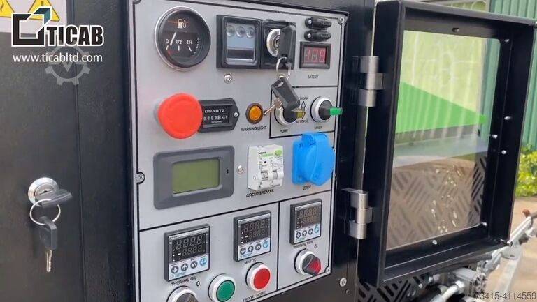 Mastic asphalt mixer TICAB Crack Sealer BPM-500 (without trailer)