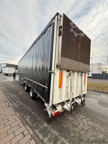 Tieflader-Sattelauflieger  Wiese Gabel Stapler Transport Tieflader WINDE