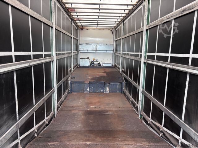 Tieflader-Sattelauflieger  Wiese Gabel Stapler Transport Tieflader WINDE