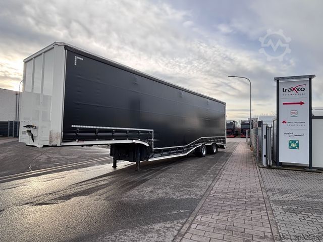 Tieflader-Sattelauflieger  Wiese Gabel Stapler Transport Tieflader WINDE