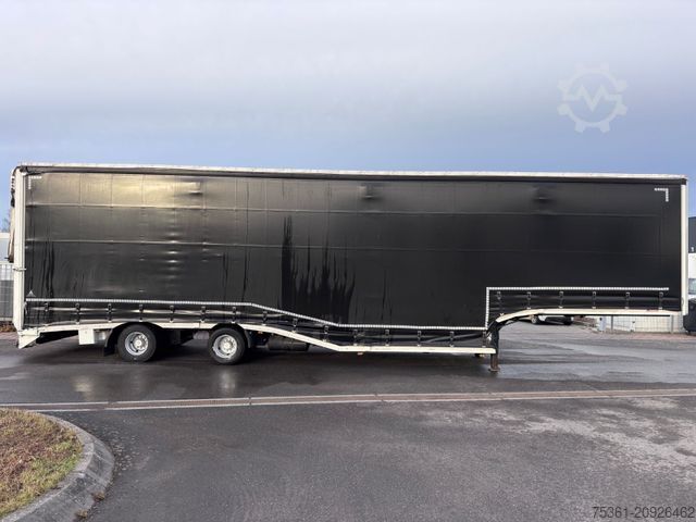 Tieflader-Sattelauflieger  Wiese Gabel Stapler Transport Tieflader WINDE