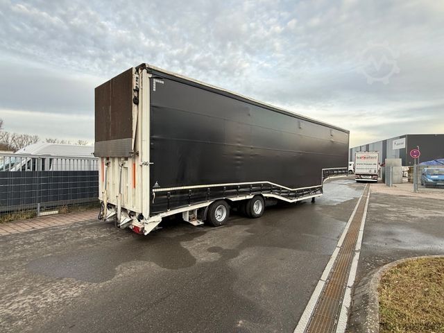 Tieflader-Sattelauflieger  Wiese Gabel Stapler Transport Tieflader WINDE