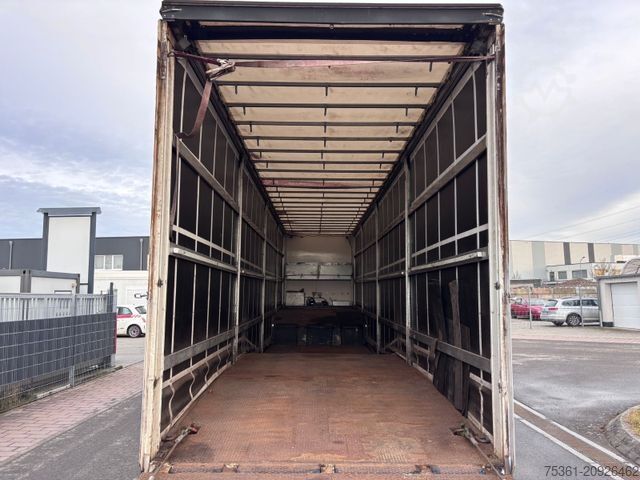 Tieflader-Sattelauflieger  Wiese Gabel Stapler Transport Tieflader WINDE