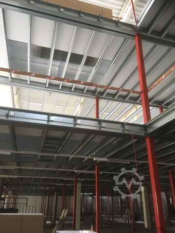 Stahlbaubühne 2-stöckig 3000 m² STOW Stahlbaubühne 2-stöckig 3000 m² STOW L 58,5 m B 54,6 m Auflast 500 kg/m²