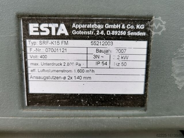 Schweißrauchabsaugung ESTA SRF-K15 FM