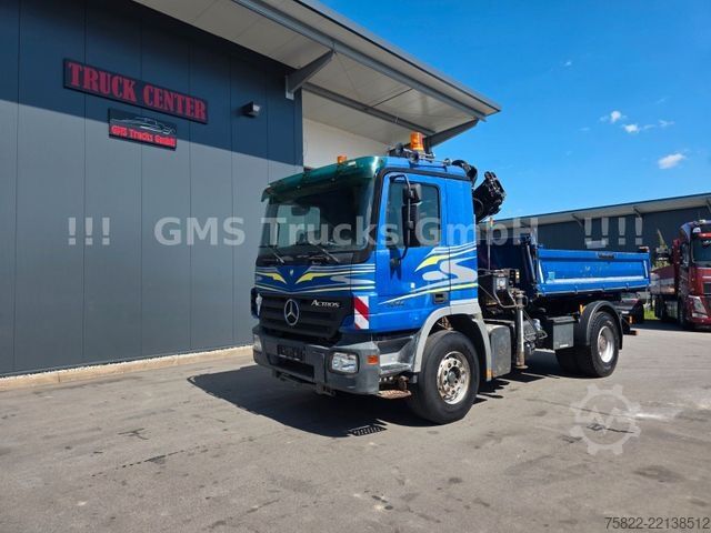 Tipper truck MERCEDES-BENZ Actros 1844 / EPS / TÜV / Kran mit FUNK