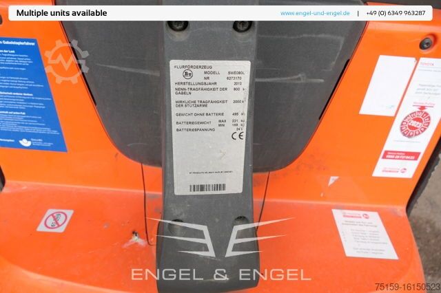 Hochhubwagen bt SWE 080L