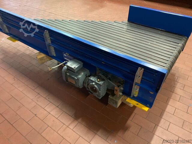 Infeed and outfeed device with belts Budde 