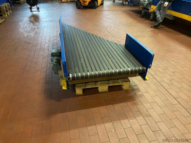 Infeed and outfeed device with belts Budde 