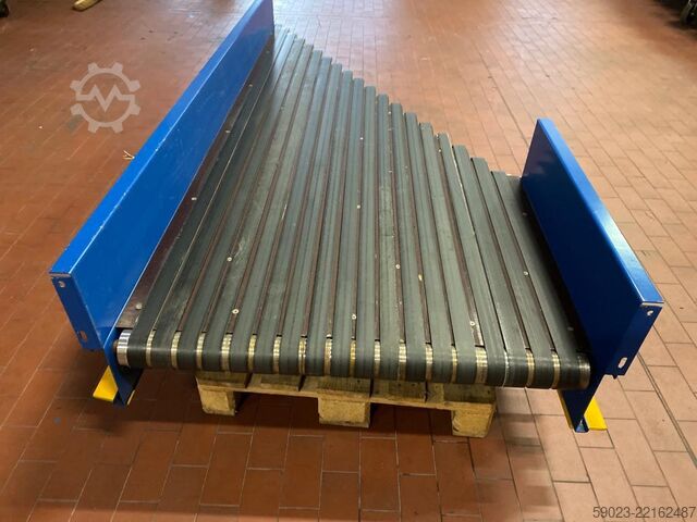 Infeed and outfeed device with belts Budde 
