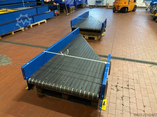 Infeed and outfeed device with belts Budde 