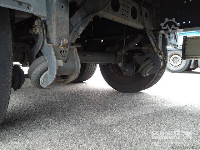 Auflieger mit Pritsche & Plane Krone Semitrailer Curtainsider Dropside