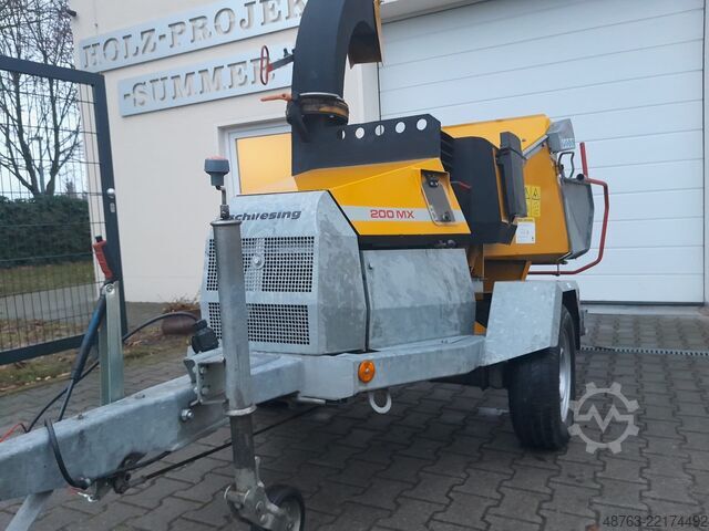 Holzschredder Buschholzhacker Häcksler Schliesing MX 200  MX175  MX235
