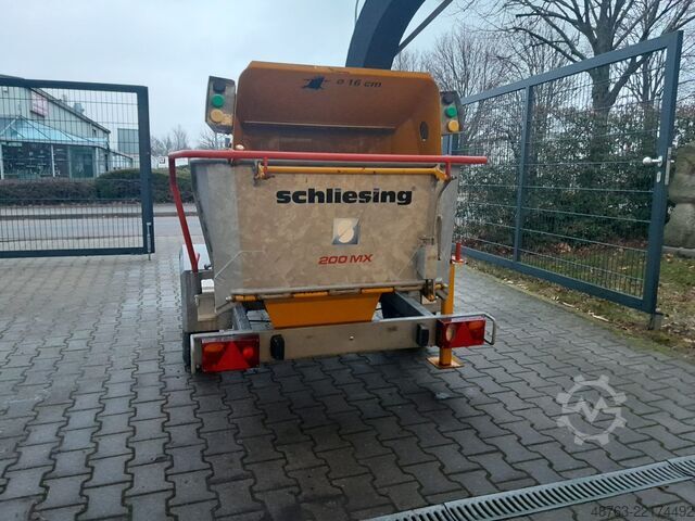 Holzschredder Buschholzhacker Häcksler Schliesing MX 200  MX175  MX235