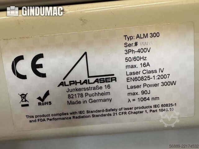 ALPHA LASER ALM 300 ALPHA LASER ALM 300