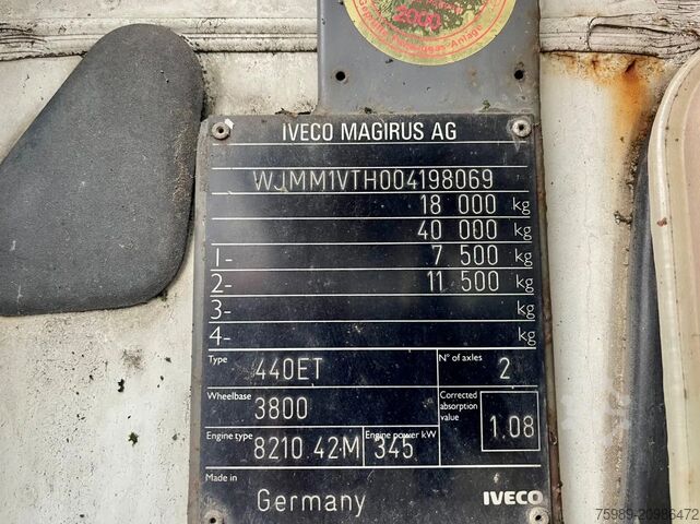 Standard-SZM Iveco Eurostar 440.42 euro 2 MANUAL INJECTOR!
