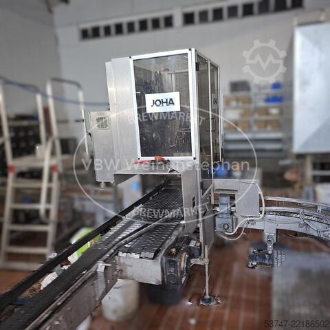 Glass bottle filling line AMS Getränketechnik 