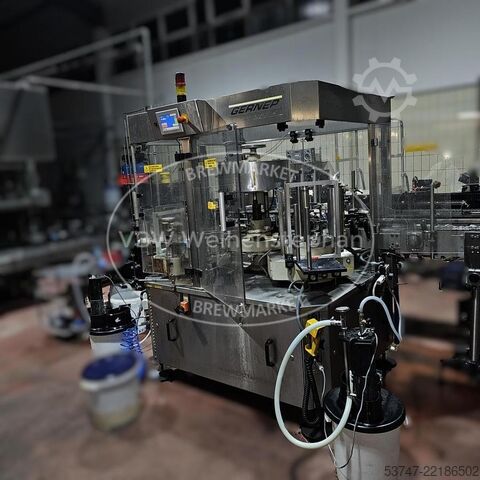 Glass bottle filling line AMS Getränketechnik 