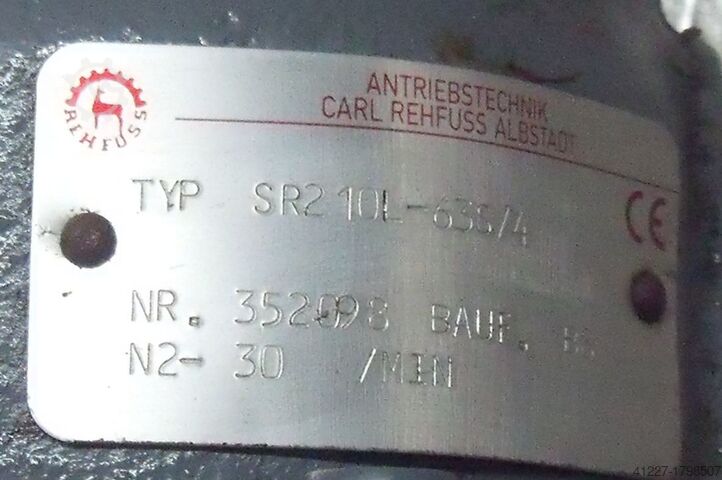 Geared motor 0.12 kW 30 rpm Rehfuss** SR2 10L-63S/4