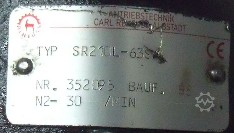 Geared motor 0.12 kW 30 rpm Rehfuss SR2 10L-63S/4