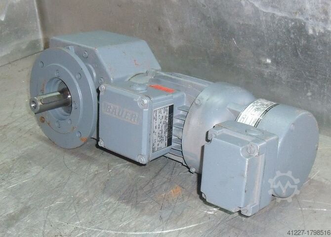 Geared motor 0.11 kW 2.5 rpm BAUER DK 66 SZ3-2211/163L-AS/M