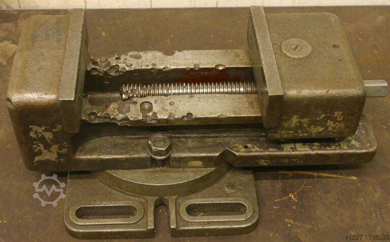 Maschinenschraubstock Stahl Spannweite 245 mm