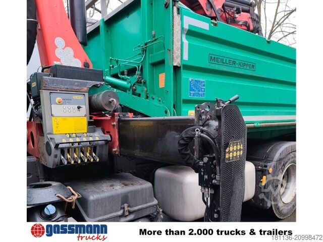 Tipper truck Mercedes-Benz Arocs 2545 L 6x4 HAD, Kran Palfinger PK19.001