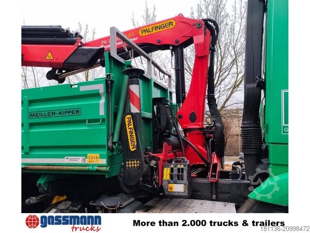Tipper truck Mercedes-Benz Arocs 2545 L 6x4 HAD, Kran Palfinger PK19.001
