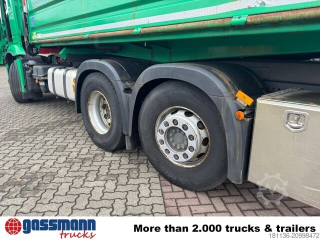 Tipper truck Mercedes-Benz Arocs 2545 L 6x4 HAD, Kran Palfinger PK19.001