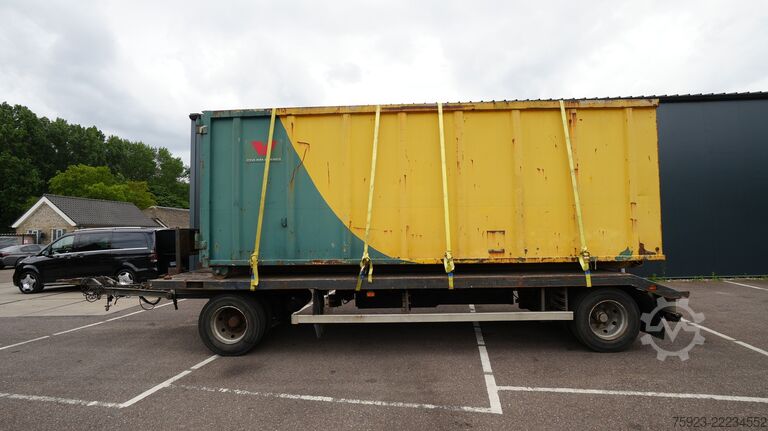 Low loader Burg 2 axle semi low loader