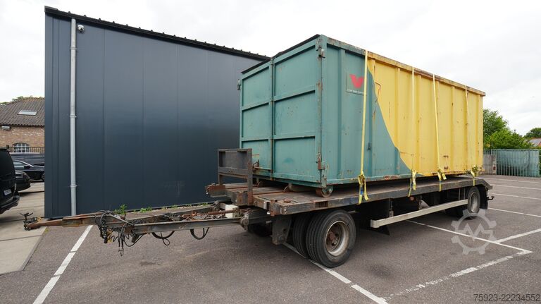 Low loader Burg 2 axle semi low loader