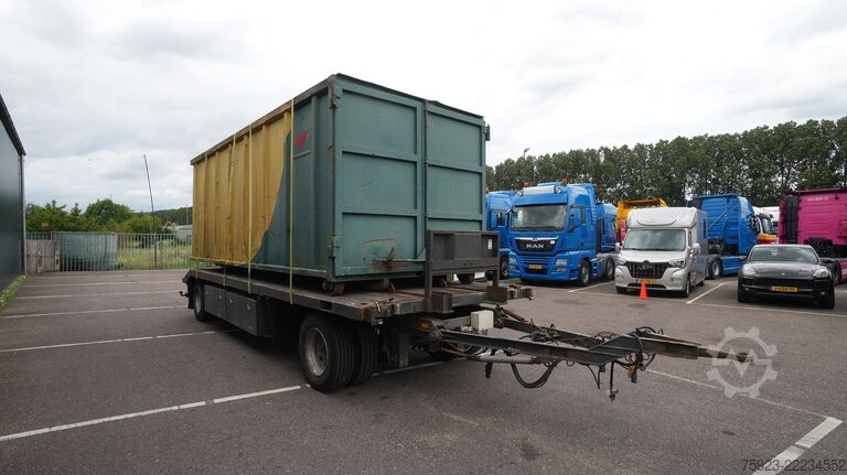 Low loader Burg 2 axle semi low loader